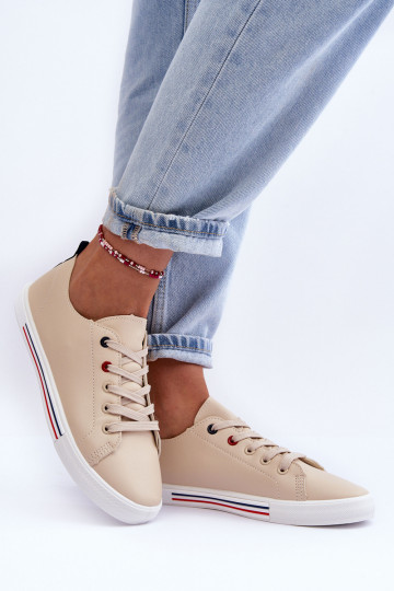 scarpe sportive beige Mossaia