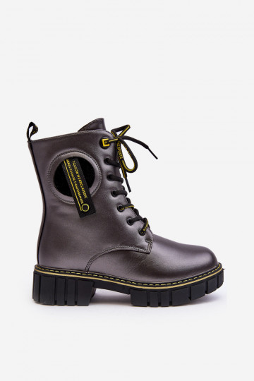 Calde scarpe per bambini scarpe colore grigio Iomare