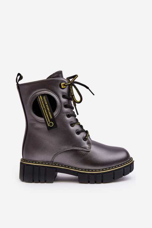 Calde scarpe per bambini scarpe colore grigio Iomare