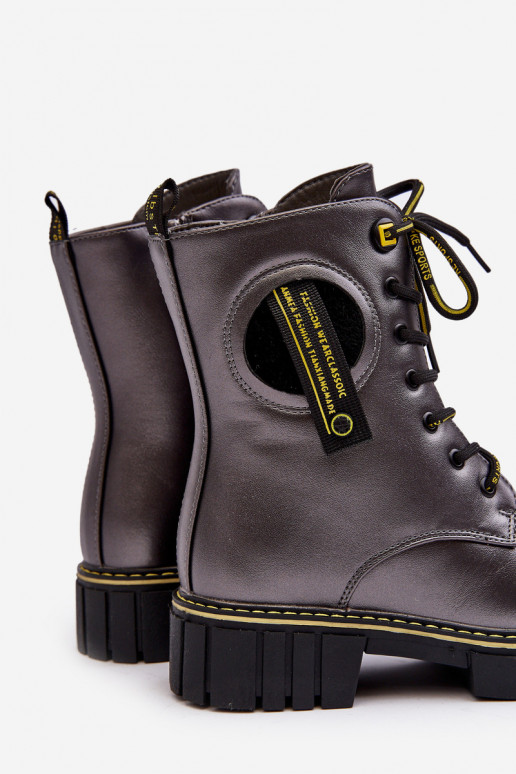 Calde scarpe per bambini scarpe colore grigio Iomare