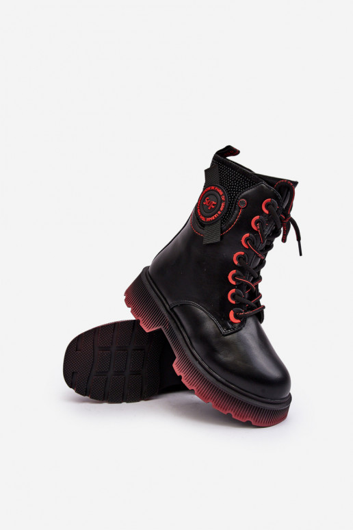 Caldi stivali per bambini in colore nero Askya