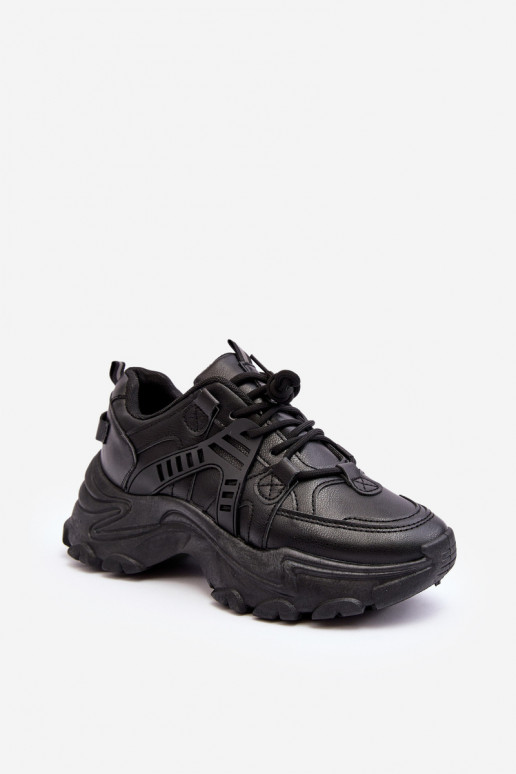 Scarpe sportive da donna, sneakers colore nero Toderus