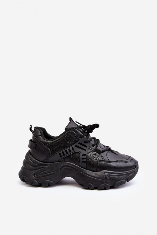 Scarpe sportive da donna, sneakers colore nero Toderus