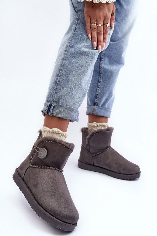 doposci riscaldati con ornamenti in colore grigio Siriol doposci riscaldati con ornamenti in colore grigio Siriol