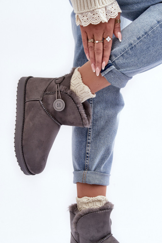 doposci riscaldati con ornamenti in colore grigio Siriol doposci riscaldati con ornamenti in colore grigio Siriol