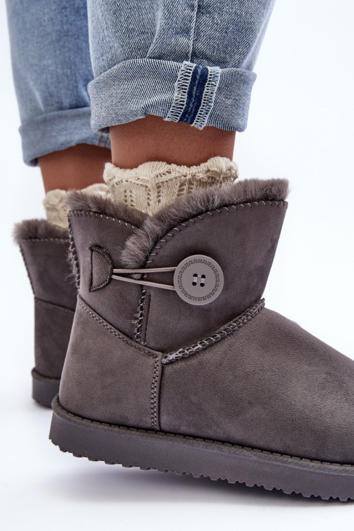 doposci riscaldati con ornamenti in colore grigio Siriol doposci riscaldati con ornamenti in colore grigio Siriol