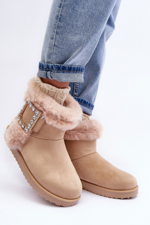 doposci riscaldati con fibbie beige Dulca doposci riscaldati con fibbie beige Dulca