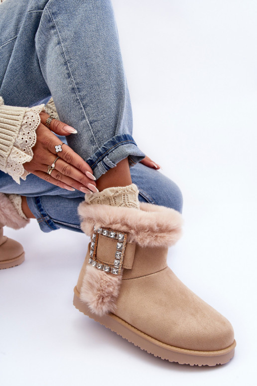 doposci riscaldati con fibbie beige Dulca doposci riscaldati con fibbie beige Dulca