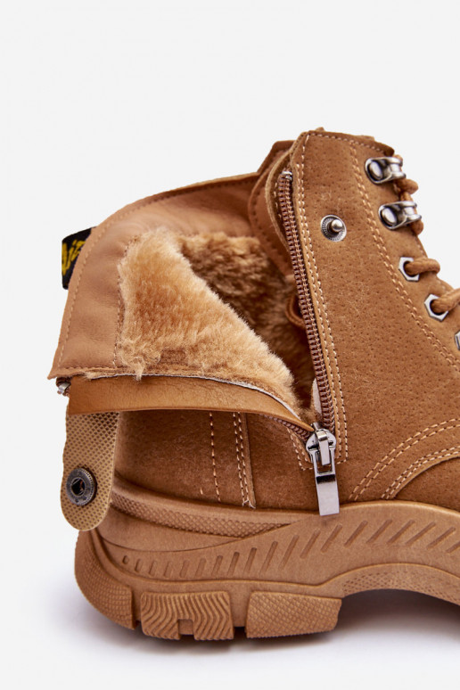 riscaldato in pelle scamosciata Stivali da donna colore marrone Jailina riscaldato in pelle scamosciata Stivali da donna colore marrone Jailina