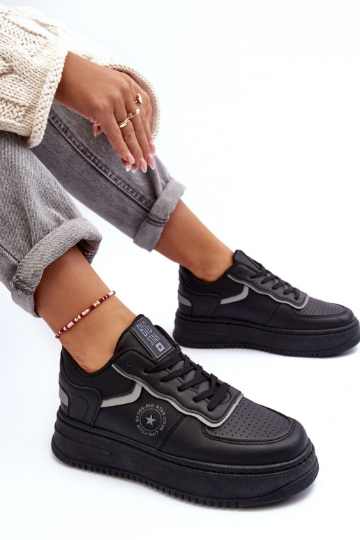 Scarpe sportive da donna, sneakers Big Star MM274232 colore nero