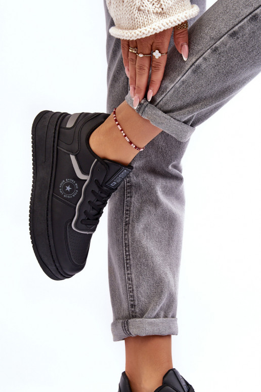 Scarpe sportive da donna, sneakers Big Star MM274232 colore nero