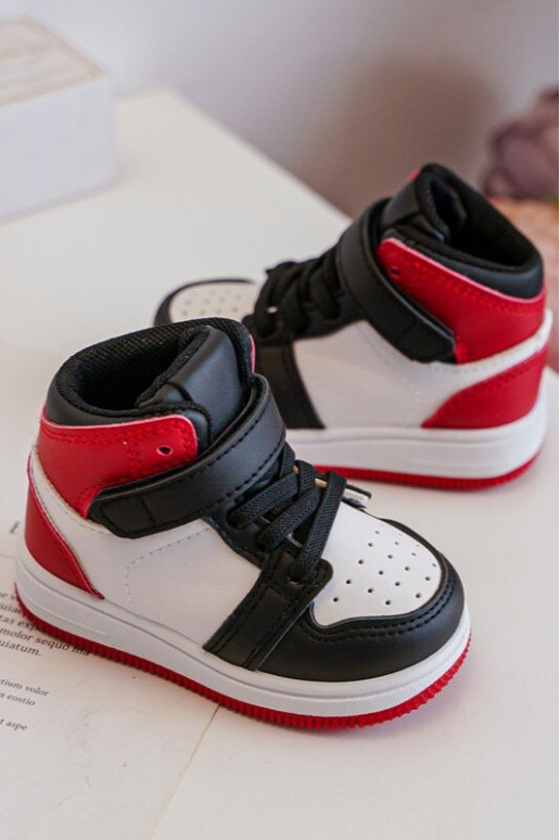 Scarpe sportive per bambini Colore bianco-rosso Teredite