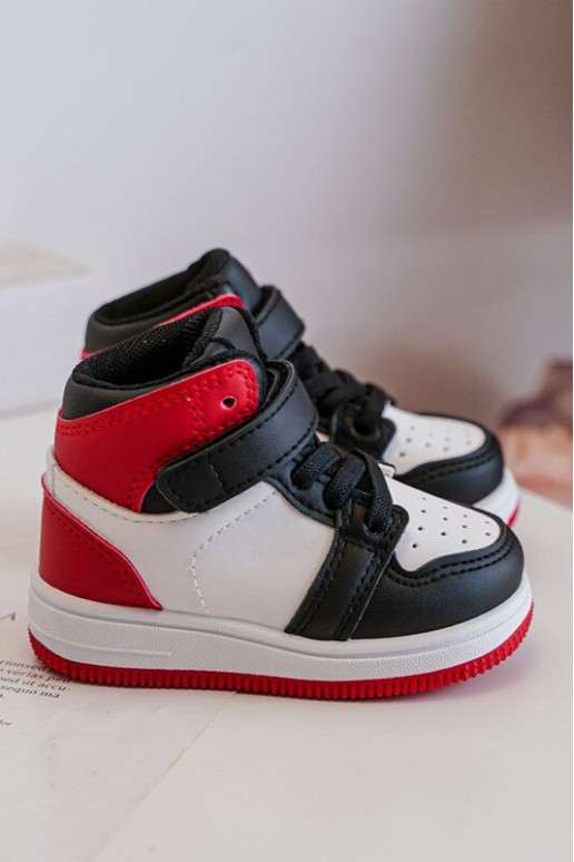 Scarpe sportive per bambini Colore bianco-rosso Teredite