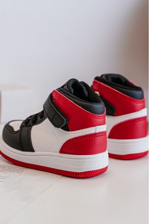 Scarpe sportive per bambini Colore bianco-rosso Teredite