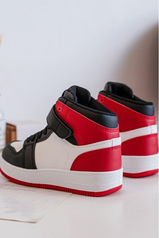 Scarpe sportive per bambini Colore bianco-rosso Teredite