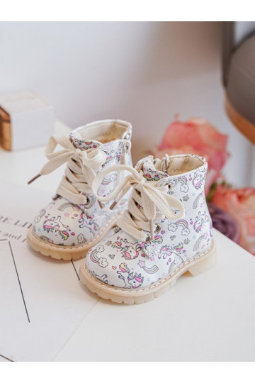 stivali per bambini riscaldati con cerniere colore beige Dolida