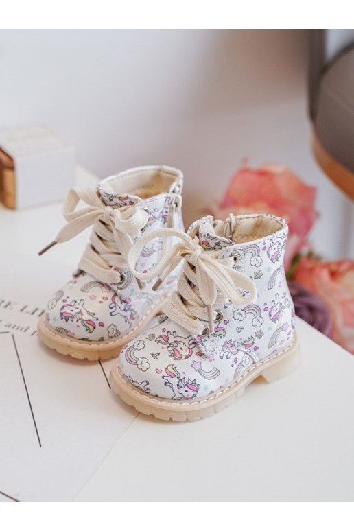 stivali per bambini riscaldati con cerniere colore beige Dolida
