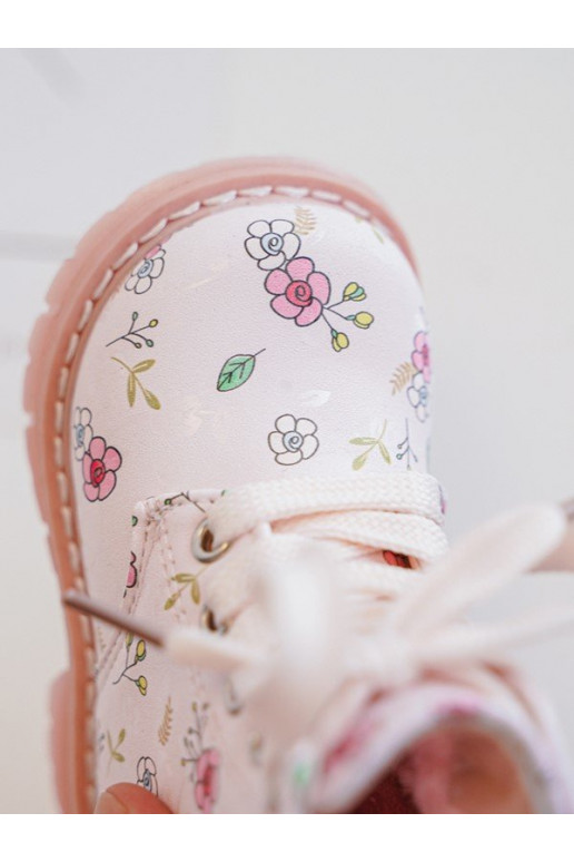 stivali per bambini riscaldati con cerniere colore rosa Dolida