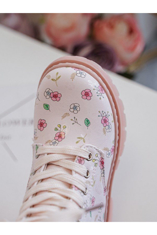 stivali per bambini riscaldati con cerniere colore rosa Dolida