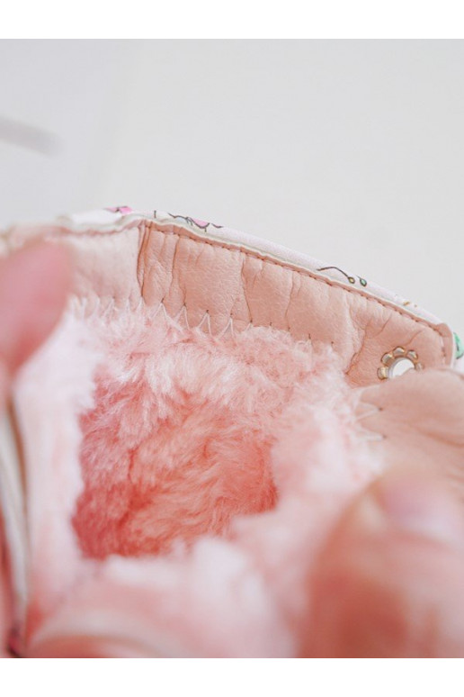 stivali per bambini riscaldati con cerniere colore rosa Dolida