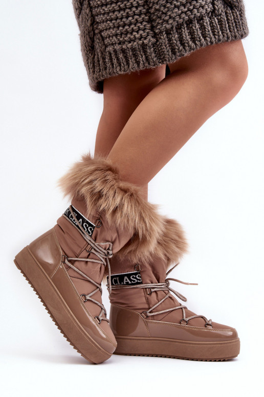doposci con lacci beige Santero