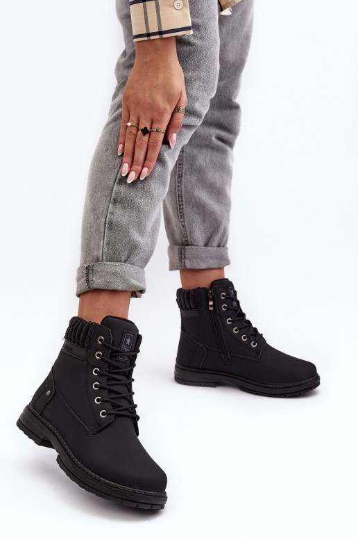 gli stivali sono riscaldati in colore nero Katalis