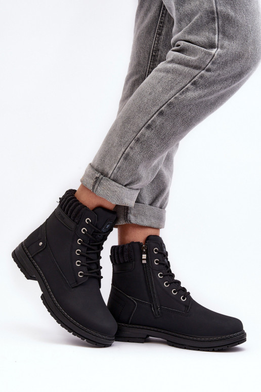 gli stivali sono riscaldati in colore nero Katalis