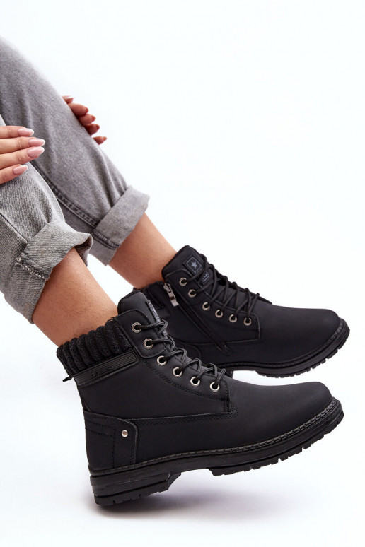 gli stivali sono riscaldati in colore nero Katalis