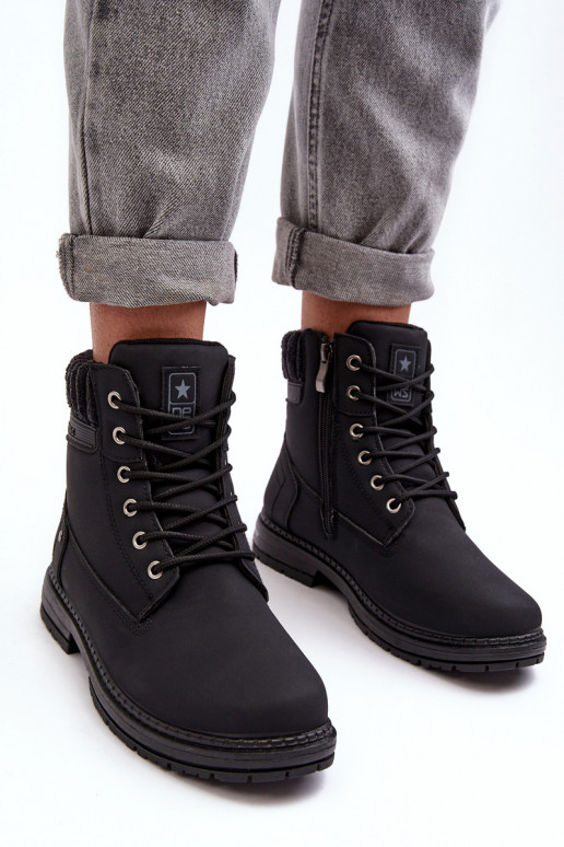 gli stivali sono riscaldati in colore nero Katalis