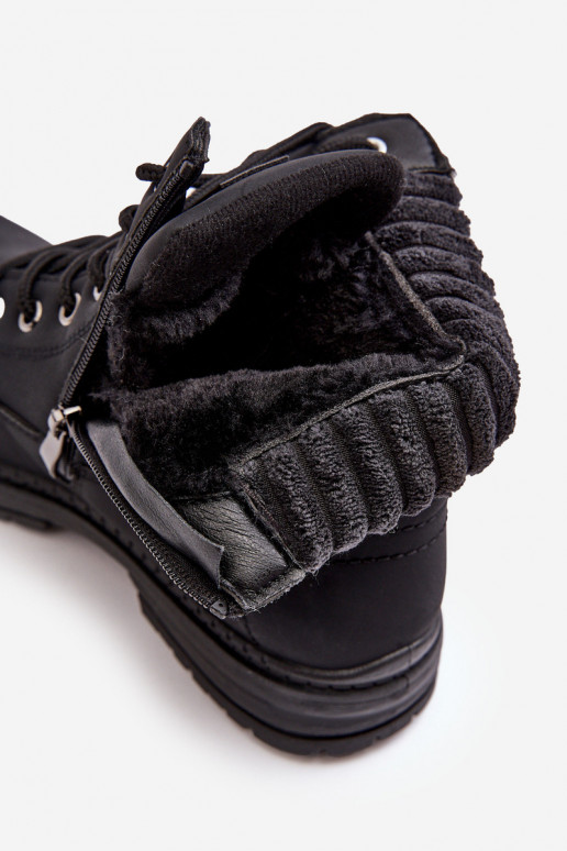 gli stivali sono riscaldati in colore nero Katalis