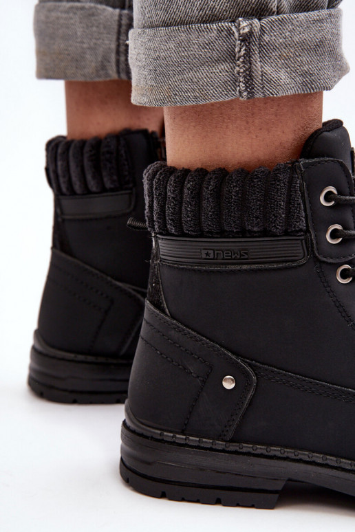 gli stivali sono riscaldati in colore nero Katalis