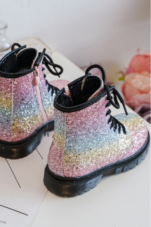 Stivali per bambini con lucentezza Riscaldati con cerniere in vari colori Saussa