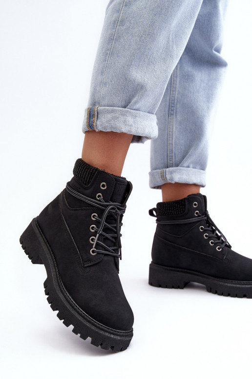 Caldi stivali da donna in colore nero Cross Jeans MM2R4012C Caldi stivali da donna in colore nero Cross Jeans MM2R4012C