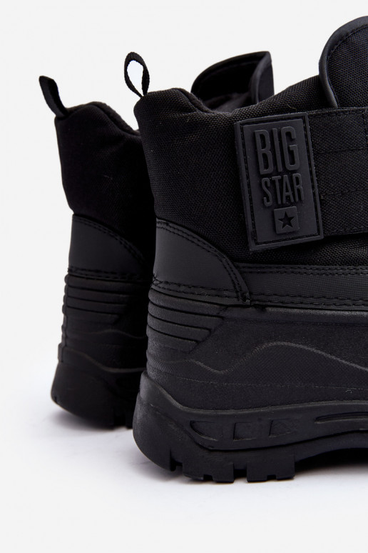 Doposci per bambini con chiusure adesive riscaldati neri Big Star MM374122