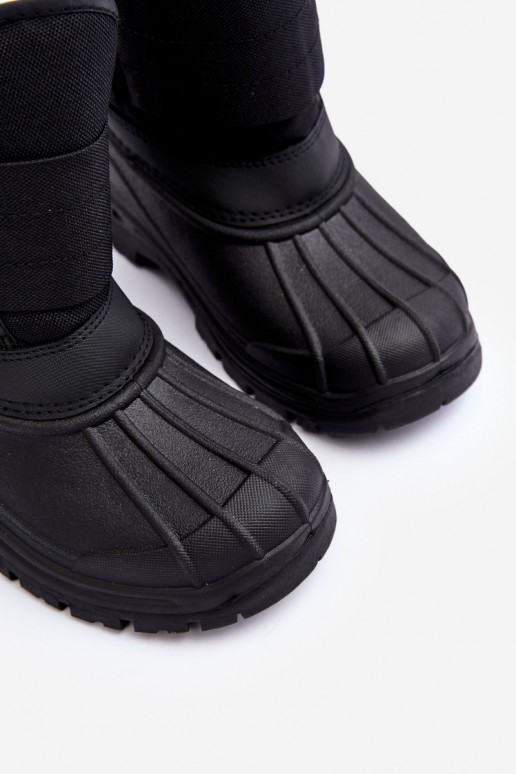 Doposci per bambini con chiusure adesive riscaldati neri Big Star MM374122