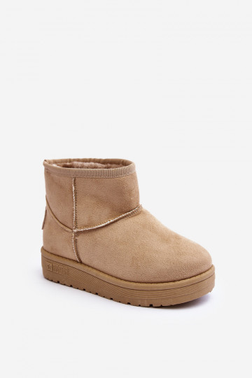 Doposci per bambini riscaldati beige Big Star MM374056