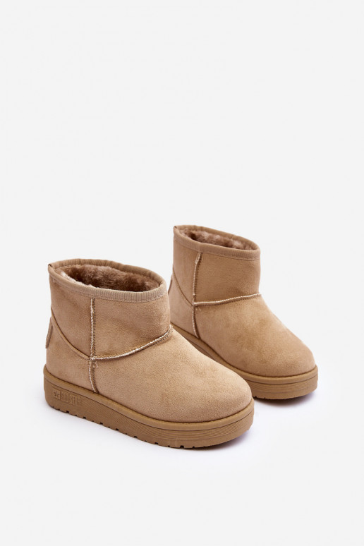 Doposci per bambini riscaldati beige Big Star MM374056