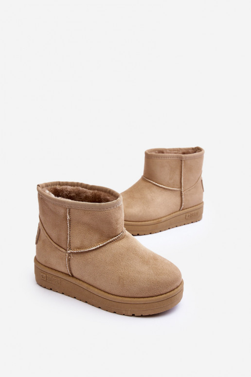 Doposci per bambini riscaldati beige Big Star MM374056