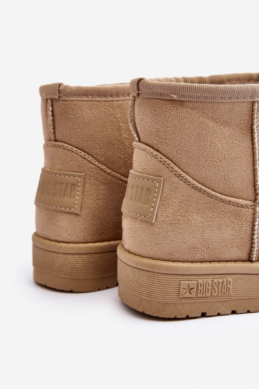 Doposci per bambini riscaldati beige Big Star MM374056