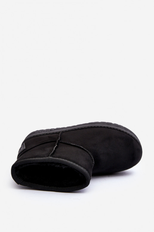 Doposci per bambini riscaldati in nero Big Star MM374054