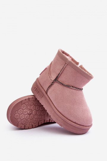 Doposci per bambini riscaldati con cerniere rosa Big Star MM374101 2
