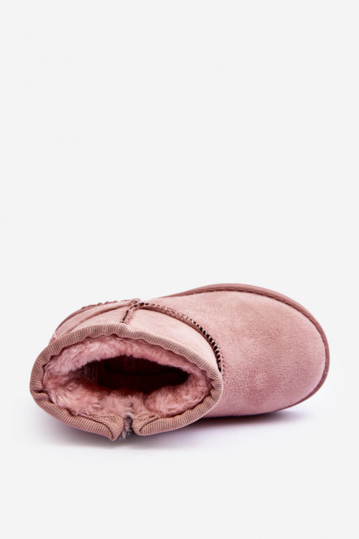 Doposci per bambini riscaldati con cerniere rosa Big Star MM374101