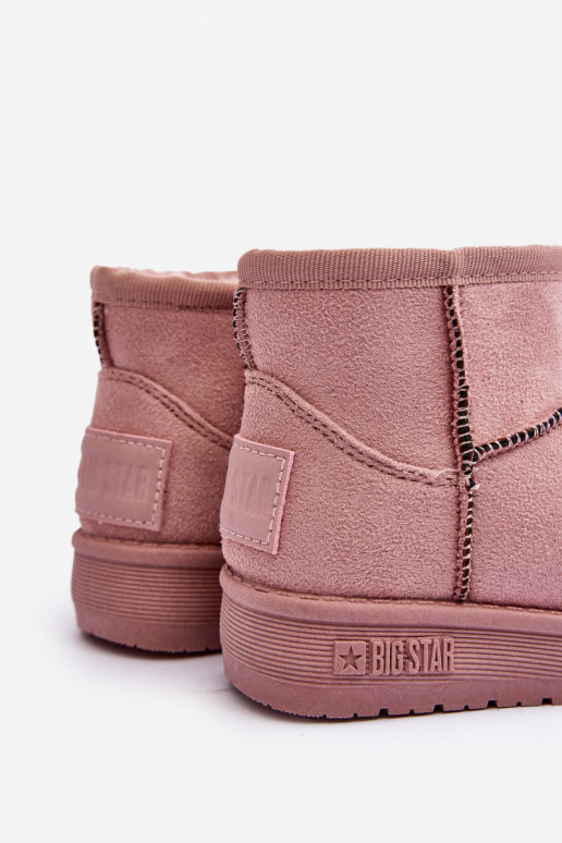 Doposci per bambini riscaldati con cerniere rosa Big Star MM374101