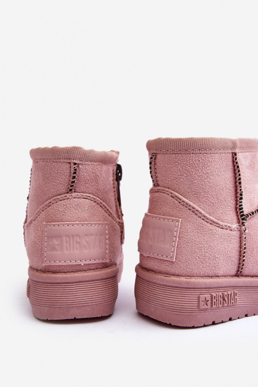 Doposci per bambini riscaldati con cerniere rosa Big Star MM374101