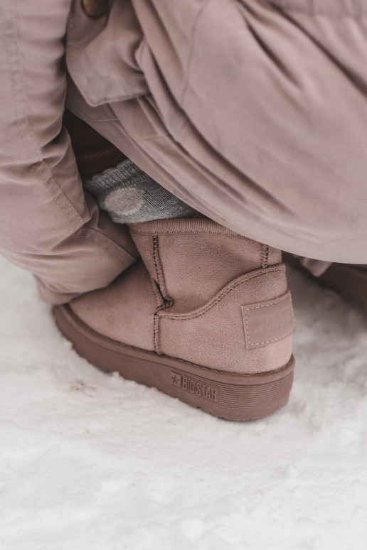 Doposci per bambini riscaldati con cerniere rosa Big Star MM374101