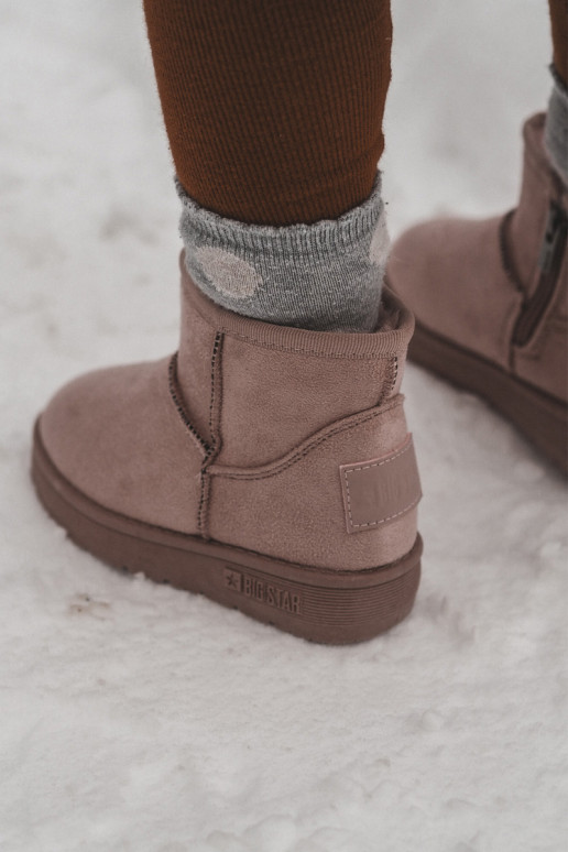 Doposci per bambini riscaldati con cerniere rosa Big Star MM374101