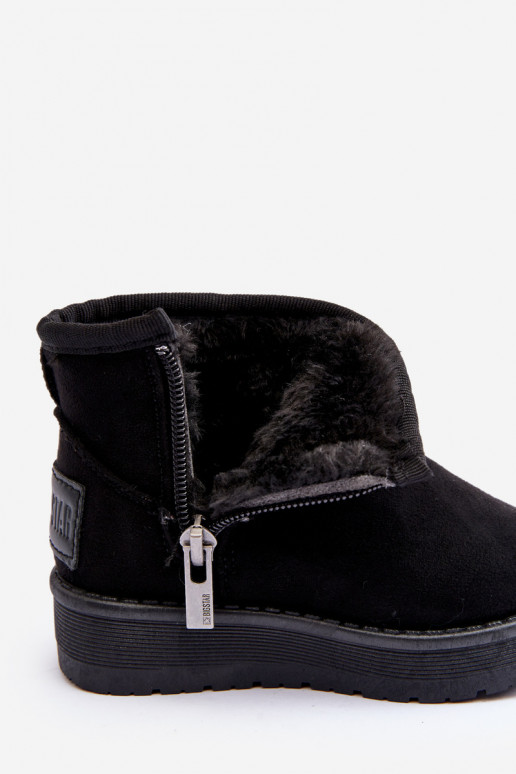Doposci per bambini riscaldati con cerniere, Big Star neri MM374100