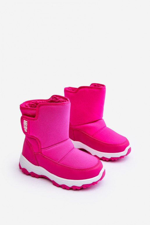 doposci riscaldati con chiusure adesive Bambino rosa Big Star MM374121
