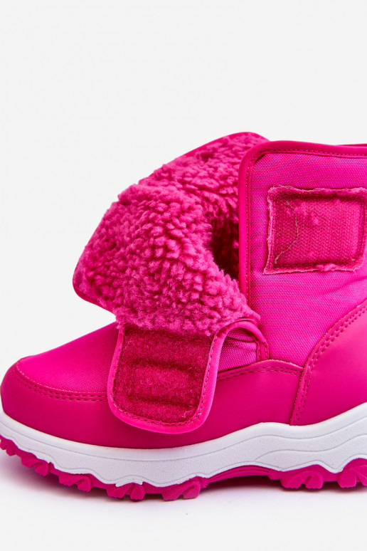 doposci riscaldati con chiusure adesive Bambino rosa Big Star MM374121