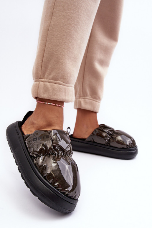 con brillantini Pantofole colore nero Big Star MM274130